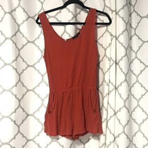 Forever21 Romper w/ Silver Back Zipper